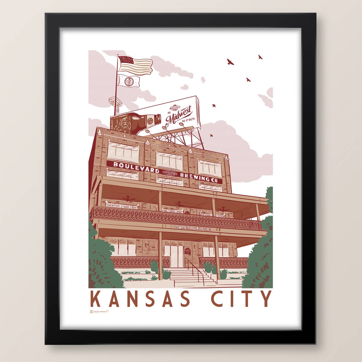 Boulevard Beer Hall Kansas City Print