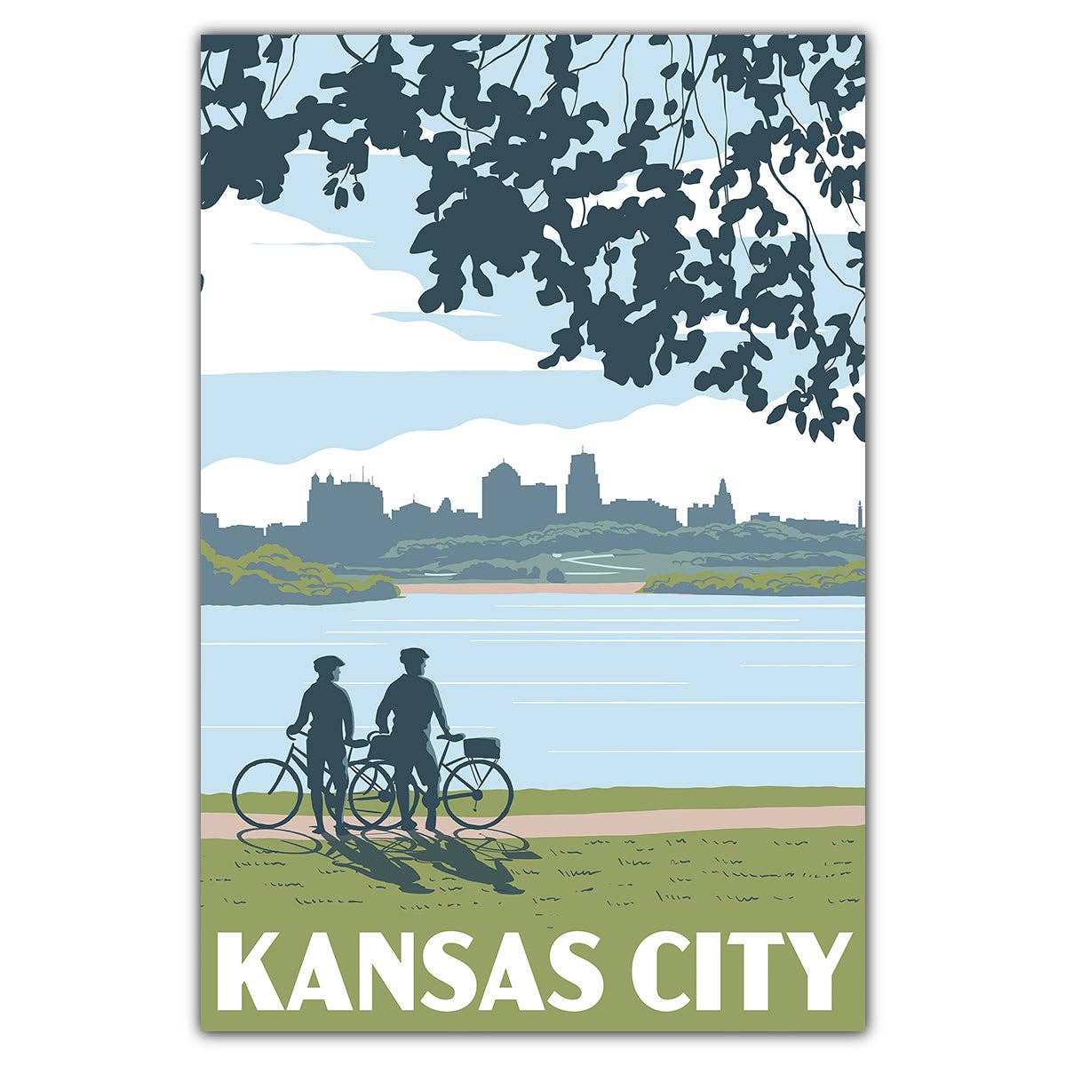 Kansas City Kaw Point Park Postcard