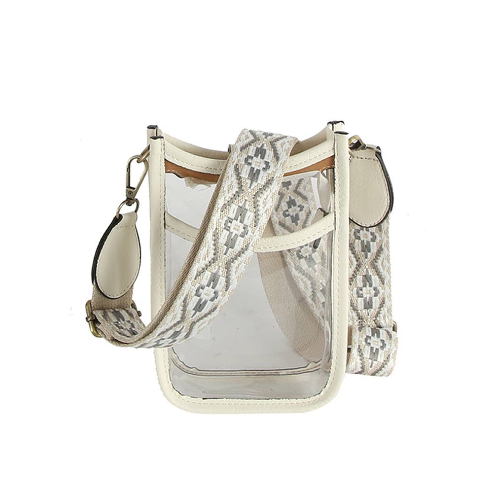 Game Day Clear See Through Mini Crossbody Bag
