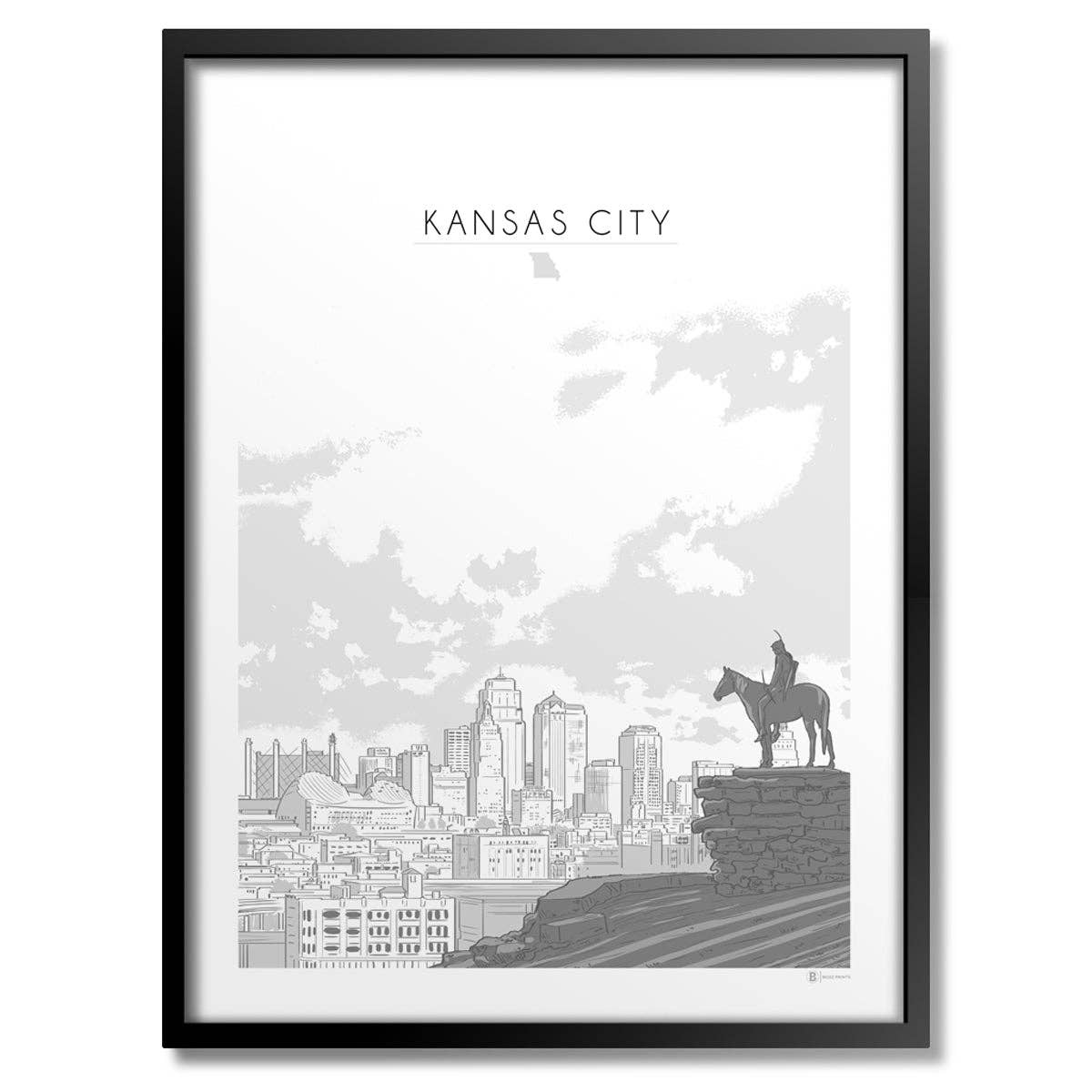 Kansas City Skyline Print