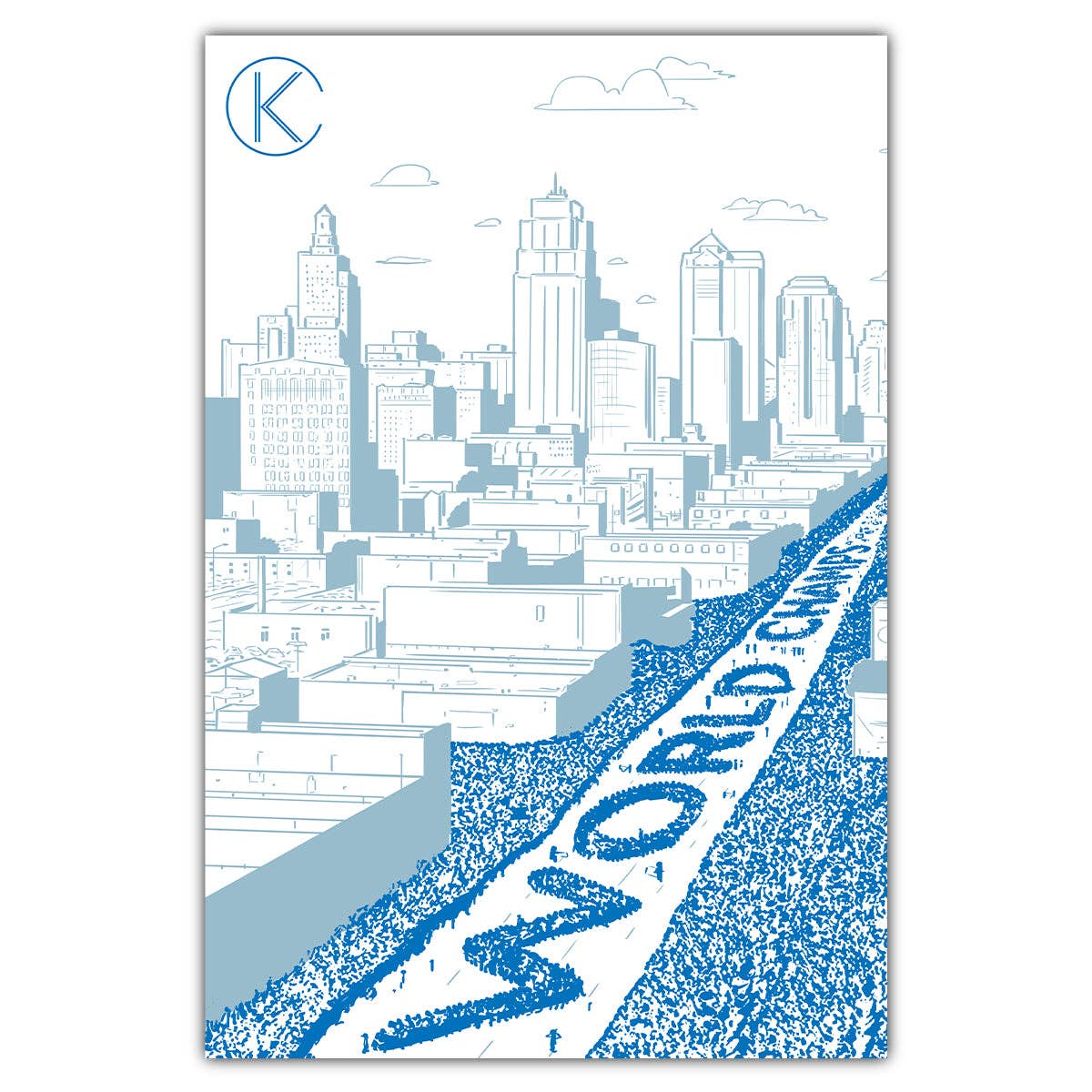 Kansas City World Champions Postcard