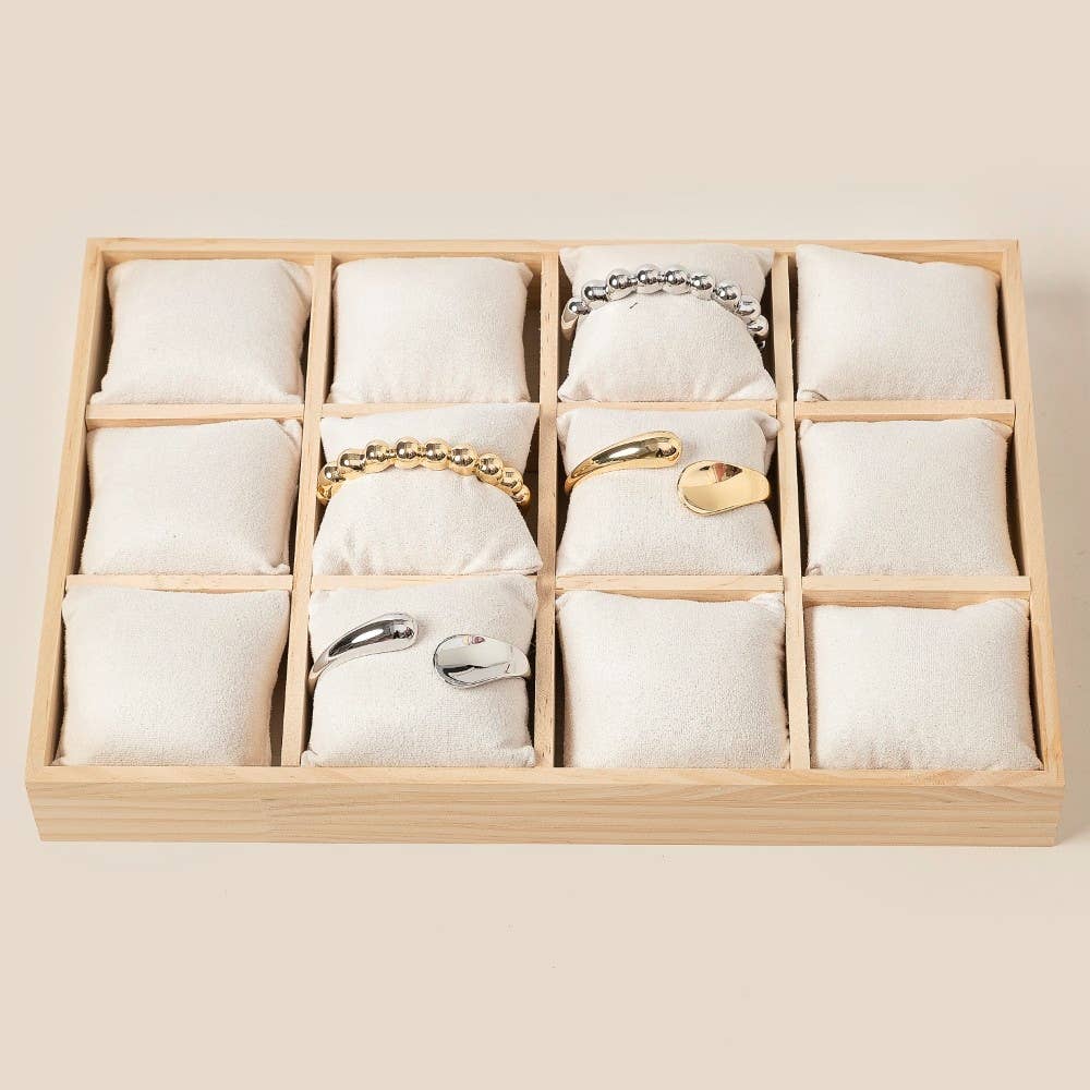 Wooden Jewelry Bracelet Display Box