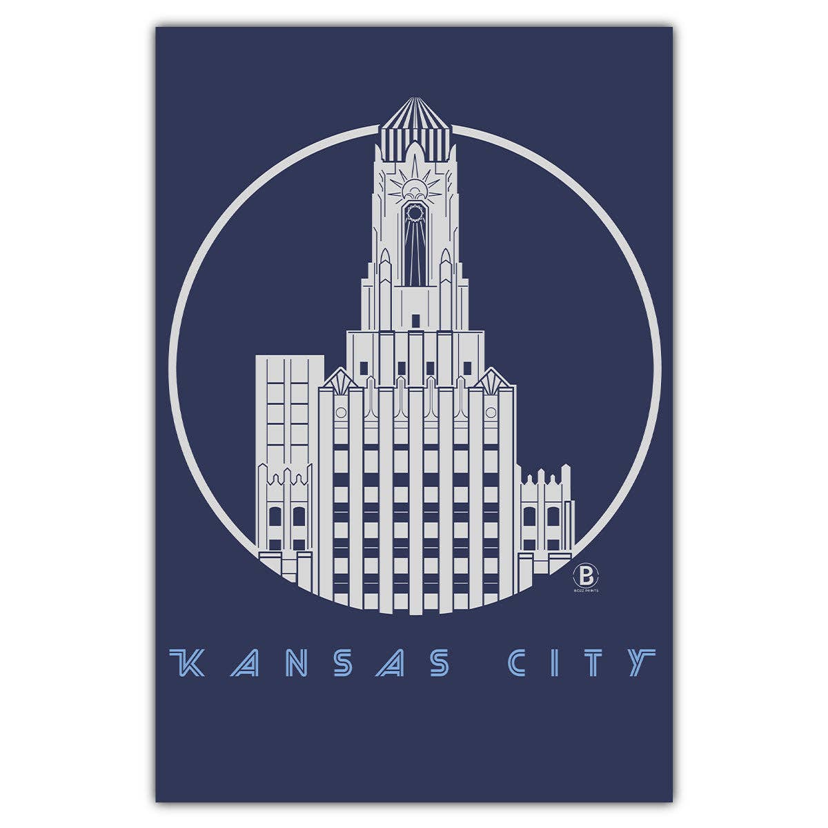 Kansas City Power and Light Icon Postcard