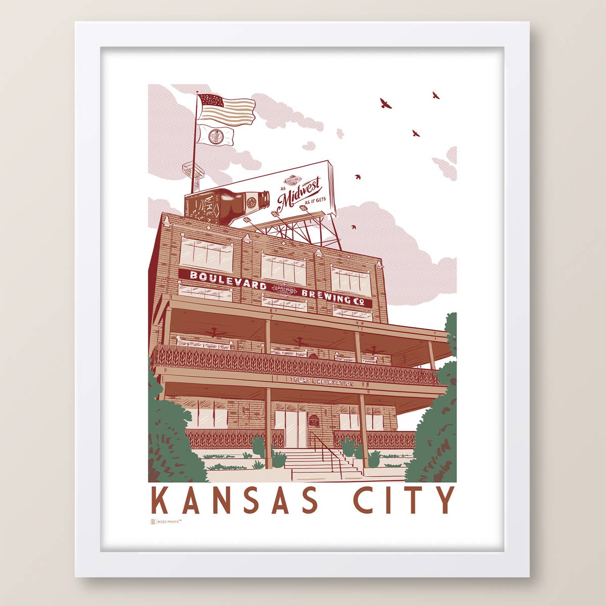 Boulevard Beer Hall Kansas City Print