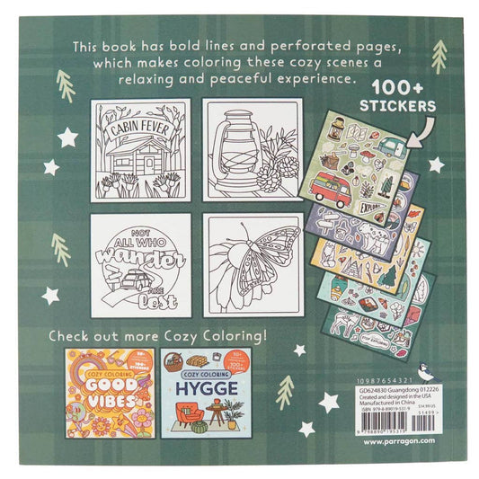 Cozy Coloring: Happy Camper - Adult & Teen Coloring Book